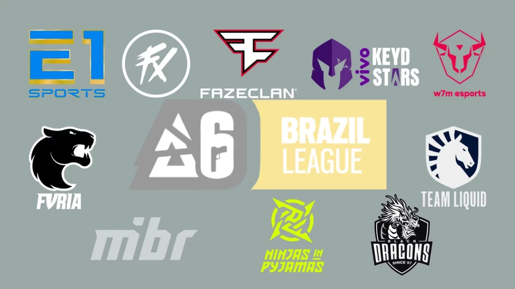 Equipes da franquia do R6 brasileiro